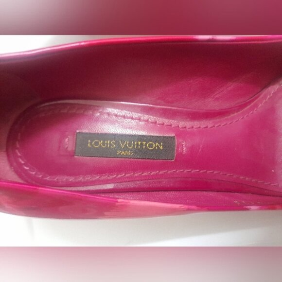 LOUIS VUITTON - Pink Flower Bloom Patent Leather Pump/Heels - Picture 16 of 16